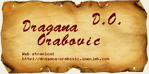 Dragana Orabović vizit kartica